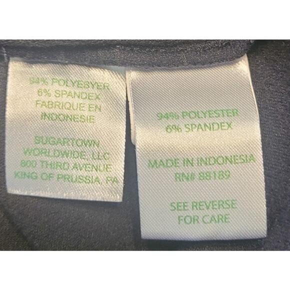 Lilly Pulitzer Velour Pullover – Black – Size L – Cold Shoulder - Picture 7 of 8